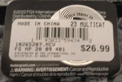 OCCHIALI DA SOLE Foster Grant Max Block 100%Uva-Uvb Protezione Lenti