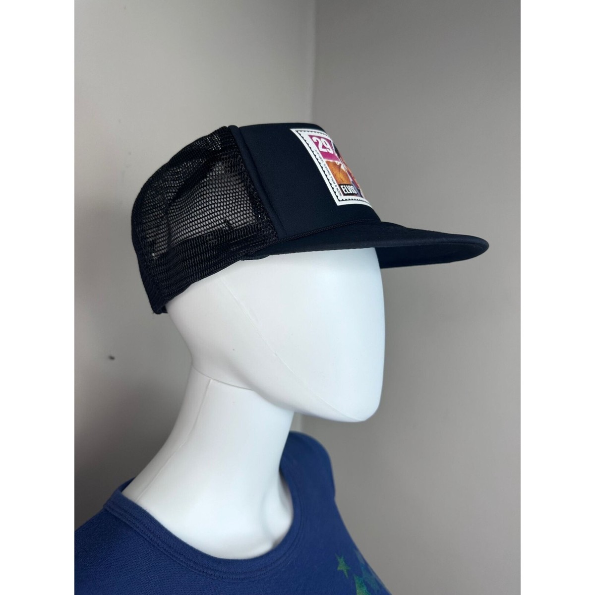Casquette Snapback Vintage Années 90 Elvis Presley - Timbre US 29 Cents, Neuf Sans étiquette