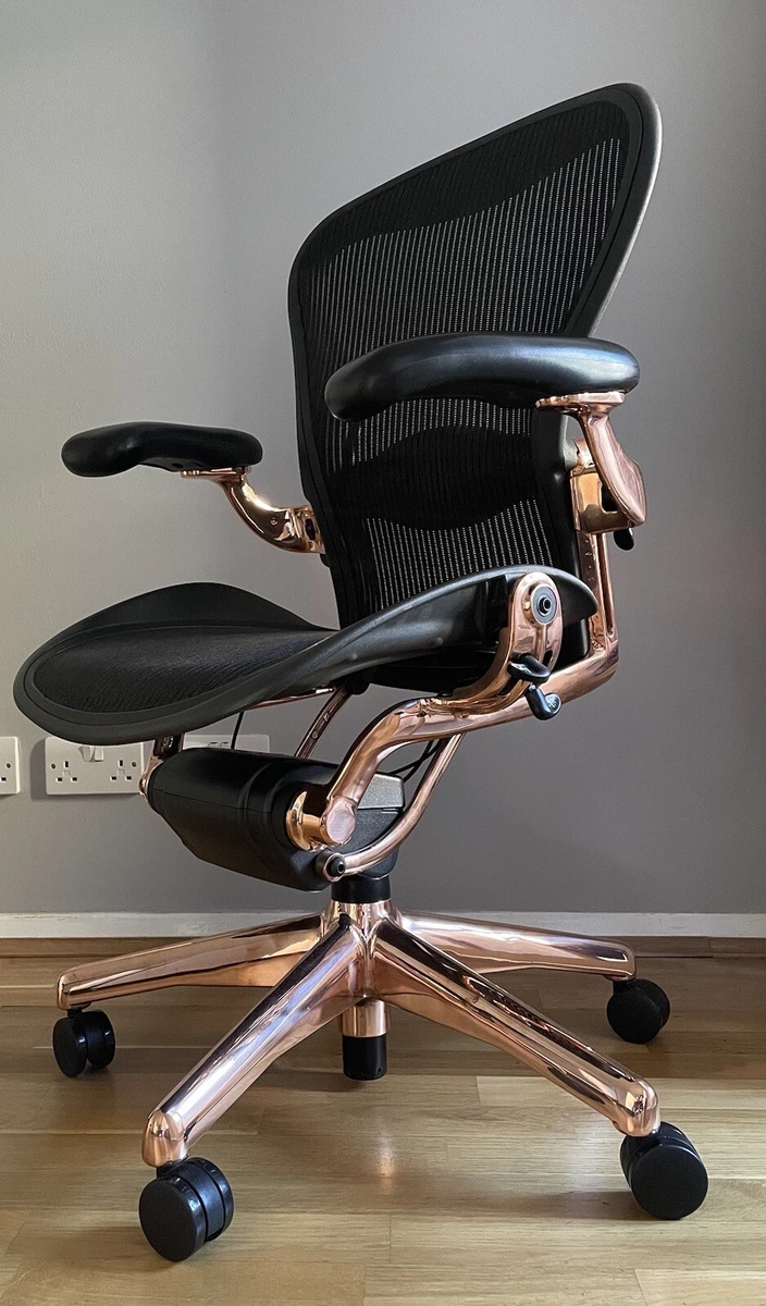 HERMAN MILLER AERON COPPER PLATED EXECUTIVE CHAIR SIZE B eBay