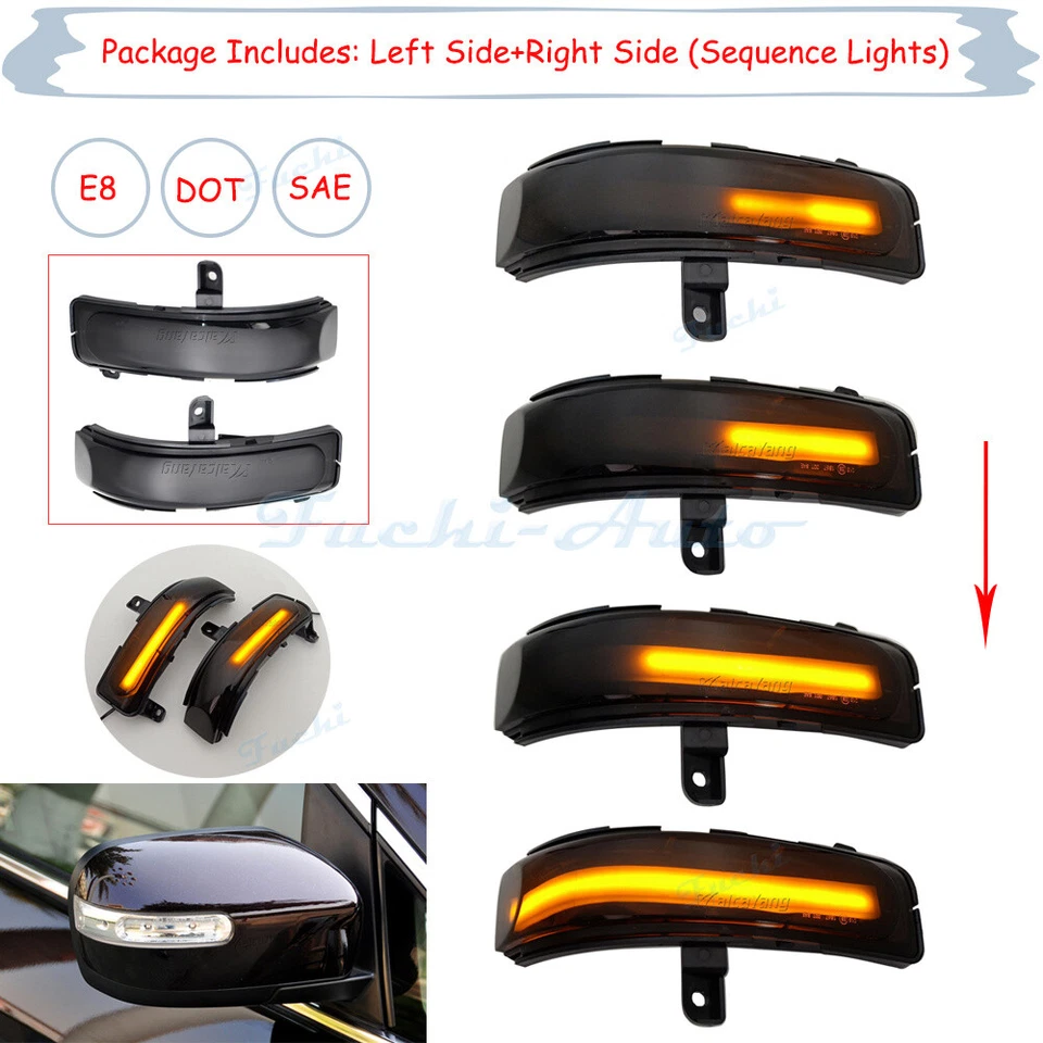 Sequential LED Turn Signal Light For Mazda CX-7 2008-2011 5/8 2011 2012-2013 - Изображение 3 из 4