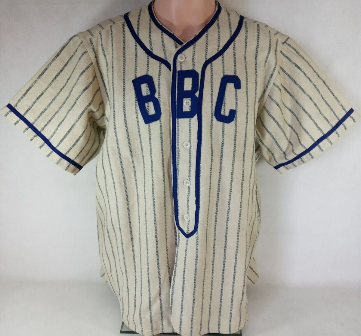 1940s VINTAGE BBC BASEBALL GAME USED UNIFORM #18 JERSEY 1940s VINTAGE BBC BASEBALL GAME USED UNIFORM #18 JERSEY