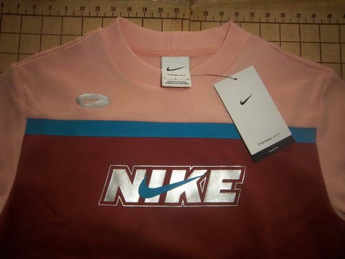 GIRLS SIZE SMALL (WOMENS XSMALL) NIKE 3/4 SLEEVE HEAVY TOP - NWT - Picture 2 of 4