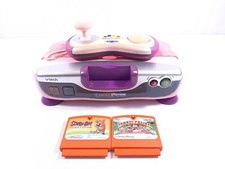 Vtech VSmile System Pink with 2 games in FRENCH, 1 Wireless Controller, Tested 