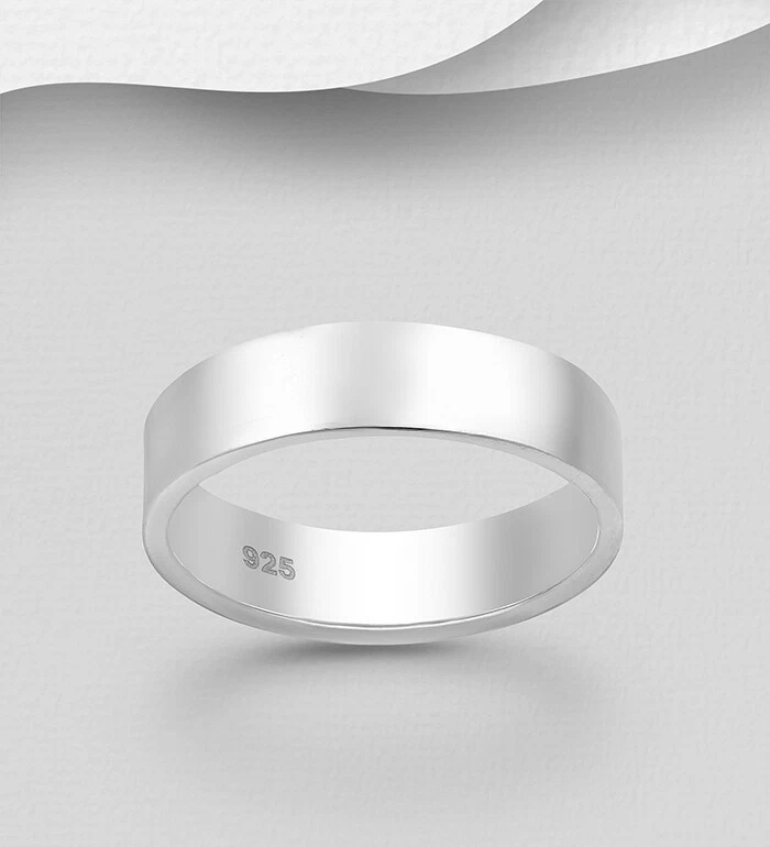 Matt store silver ring