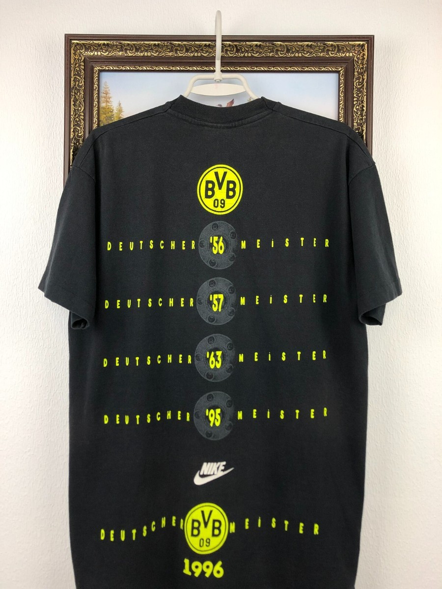 Vintage Nike 1995 Borussia Dortmund Football Shirt Deutscher