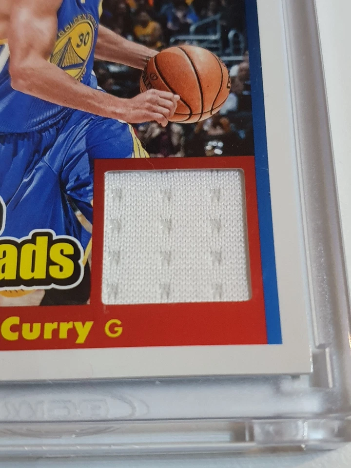 Camiseta deportiva Panini Donruss Stephen Curry 2014 #parche usada en juegos - lista para calificar Foto 2 de 3