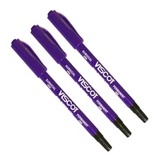 3 Dual Tip Viscot Tattoo  Piercing Skin Marker Medical Surgical Scribe Pen