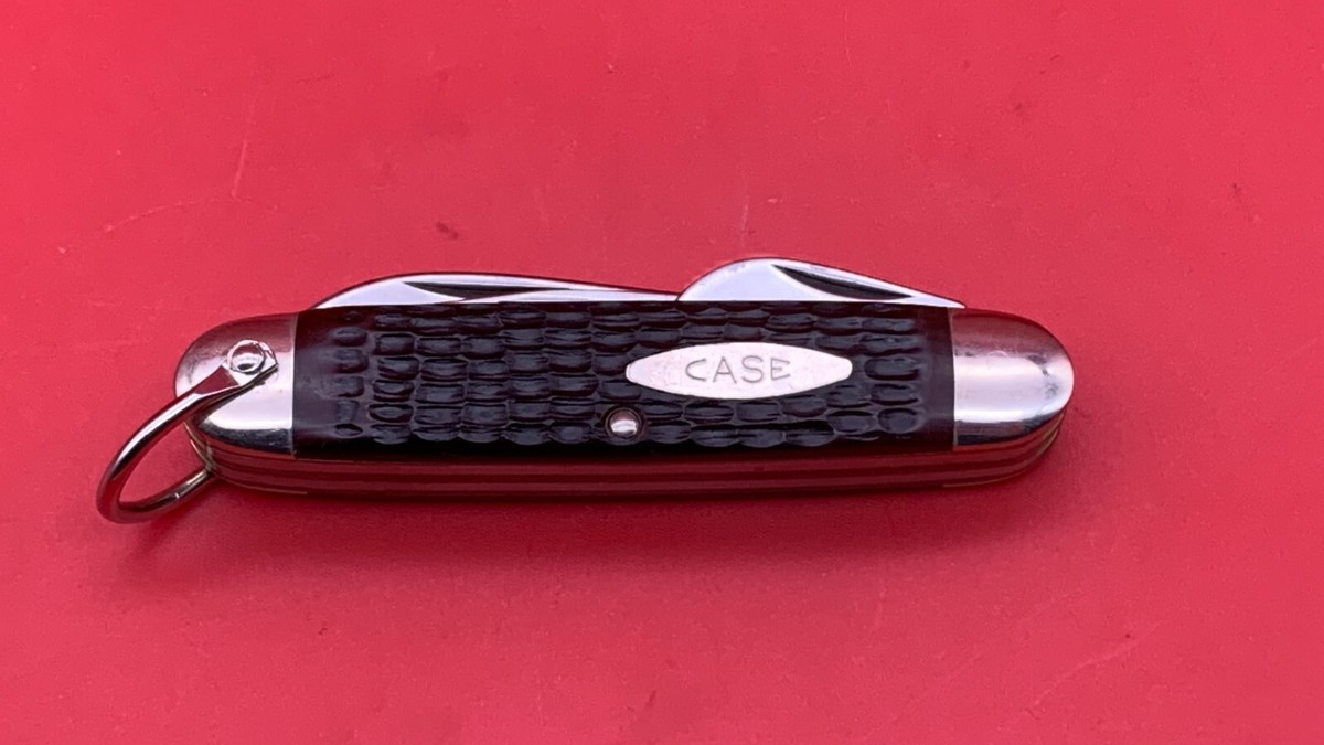 Case XX 640045R Delrin (plastic) Handle 4 Blade Pocket Knife