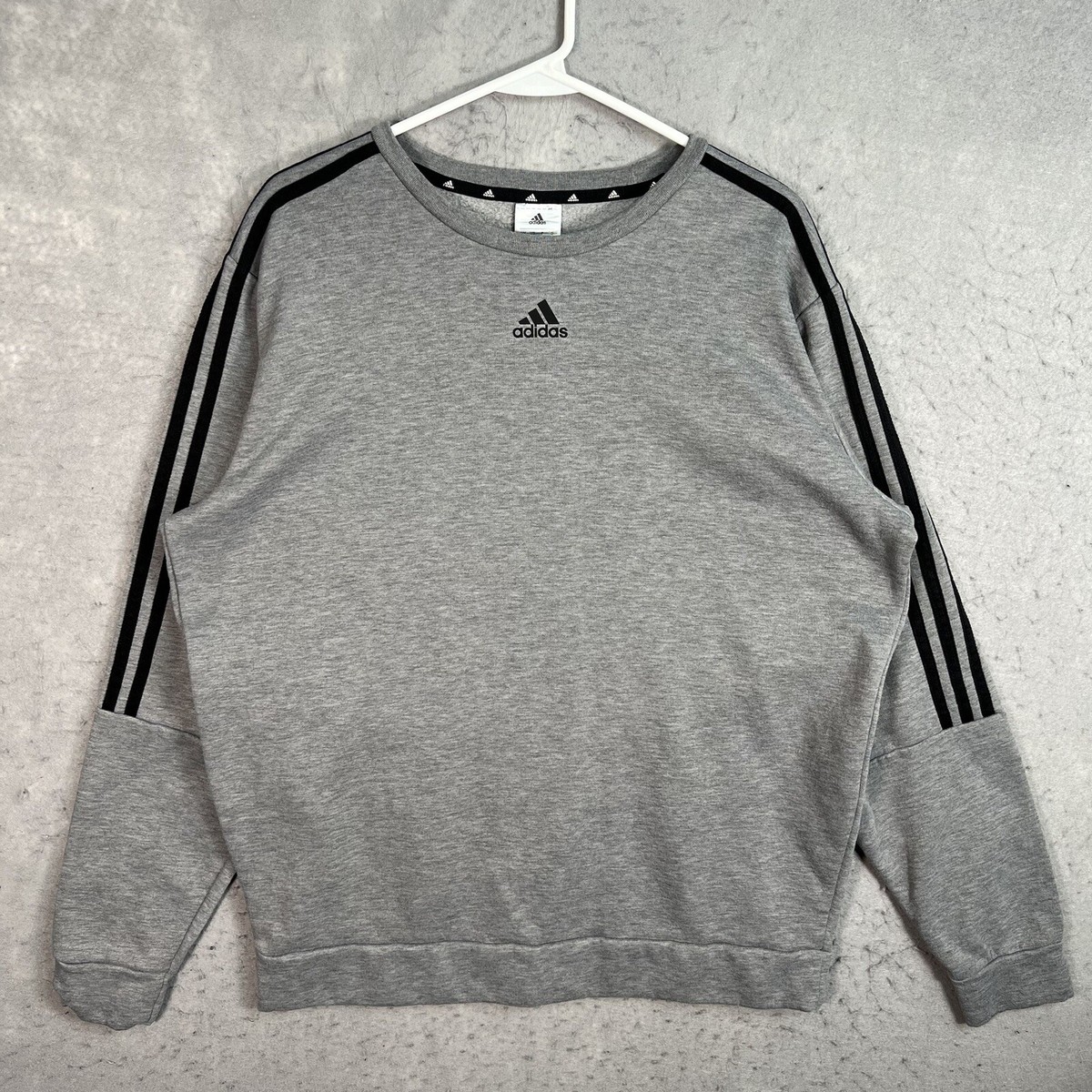 【人気商品】adidasADICLR PREMIUM CREW SWEAT adidas Premium Essentials Retro Washed Crew Sweatshirt Black