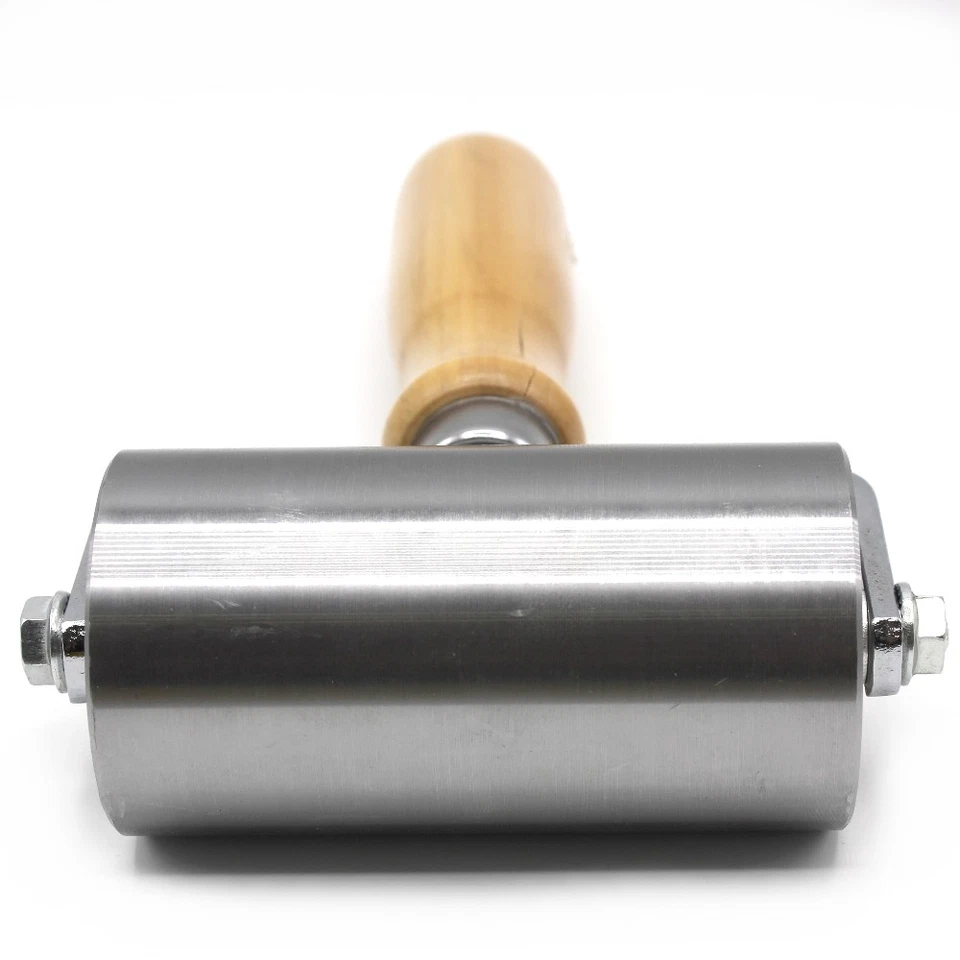 Profi Andrückrolle 90 mm Metall Andrückwalze Andrück Rolle Folie Dachdecker Neu - Bild 3 von 3
