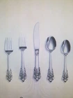 Wallace GRANDE BAROQUE 5 piece sterling silver dinner setting