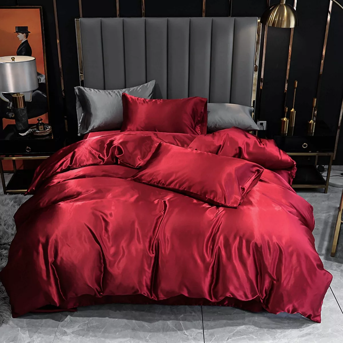 Red sheets queen deals