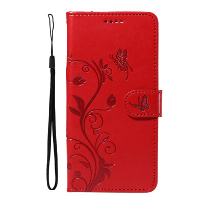 Flower Butterfly Wallet Phone Case For Xiaomi Redmi A5 Note 15 14 13 POCO X7 X8