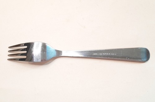 Forchetta da pranzo IKEA KEJSARKRONA 71/2 pollici 19 cm acciaio inox lucido con rotolo pennacchio - Foto 6 di 9