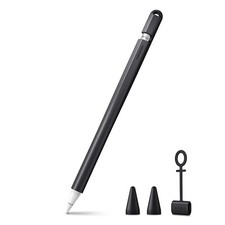 Soft Silicone Sleeve for Apple Pencil 1st Gen Skin Case Cover with 2 Nib Covers