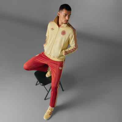 Beckenbauer Tracksuit Adidas Red Gold Green Tracksuit Adidas