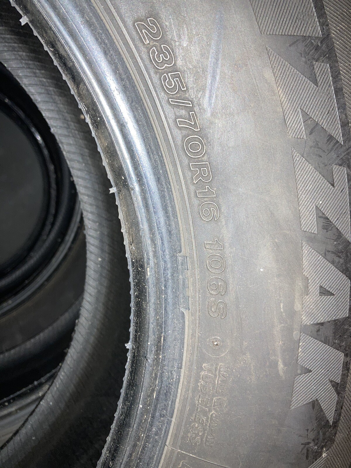Tires Bridgestone Blizzak 235/70R16 106S Snow Tires eBay