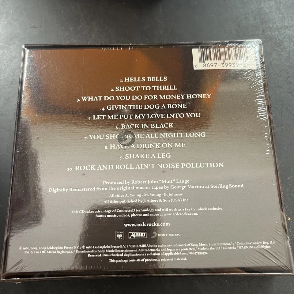 AC/DC – Back In Black 886973993927 EU CD Box Set, Limited Fan Pack Digipak - Image 2 of 3