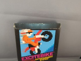 * Excitebike - Round Seal Rev-A (Nintendo NES, 1985) Complete CIB 