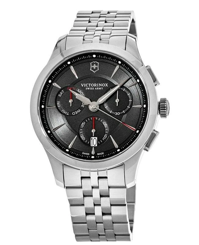 New Victorinox Swiss Army Alliance Chronograph Black Dial Men s