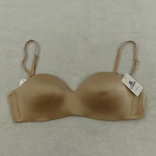 B.tempt'd By Wacoal Bra Womens 32C Beige Wireless Strapless 954281