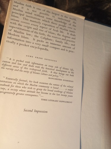 Muslim Institutions By Gaudefroy-Demombynes 1954 2nd Impression - Picture 4 of 15