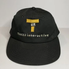 Take 2 Interactive Hat VTG 90’s Video Game Rare Promo Strap Back Black