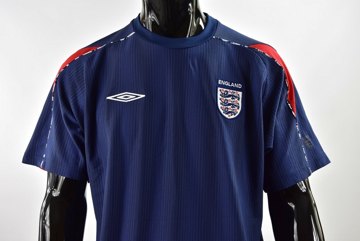 2007-09 UMBRO England TRAINING Shirt EURO 2008 SIZE XL
