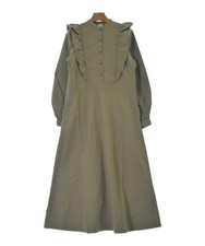 THREE SQUARE Shirt Dresses Khaki F 2200661704769
