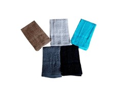 Face Cloths / Face Flannels 3 Pack Choice of  Assorted Colours 