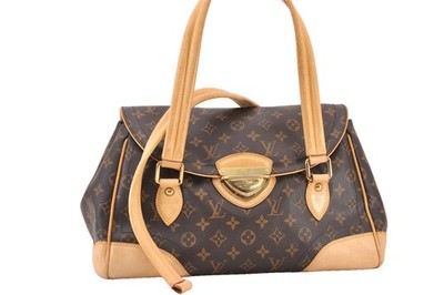 Authentic Louis Vuitton Monogram Beverly GM Shoulder Hand Bag M40120 LV 336AB