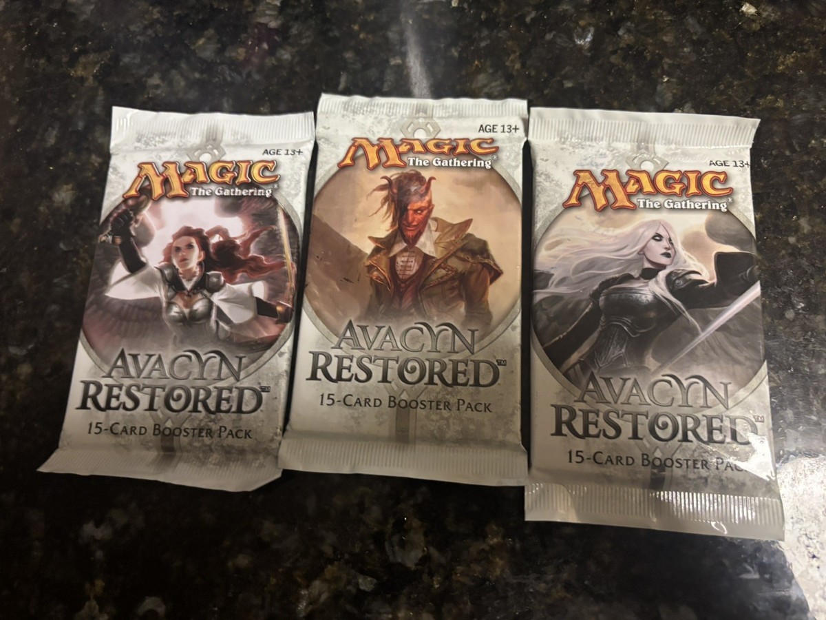 MTG Avacyn Restored Booster Pack X3 Magic The Gathering MTG Avacyn Restored Booster Pack X3 Magic The Gathering