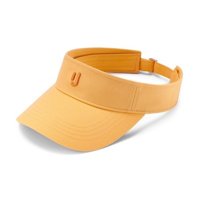 Visor Cap Damen und Herren Orange  Terry  Sonnenschutz fürs Gesicht  Verstell...