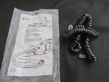 H4DU-3 Black Modular Telephone Handset Spring Cord Long Western Electric NOS