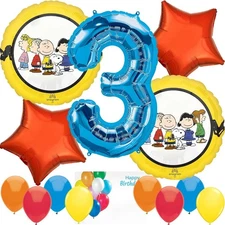Anagram Peanuts Snoopy Birthday Balloons Party Supplies #3 -Officially Licensed