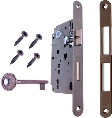 AGB - Innentürschloss Serie ZENTRO. (Fr. 22x196, In. 90, En. 50, Qu. 8., 