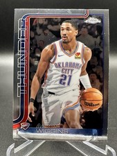 2025-26 Topps Chrome # 196 Aaron Wiggins OKC