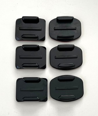 Three GoPro Curved + Three GoPro Flat Adhesive Mounts