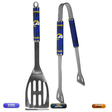 Nfl Siskiyou Sports Los Angeles Rams 2 Pc Steel Bbq Tool Set One Size Team