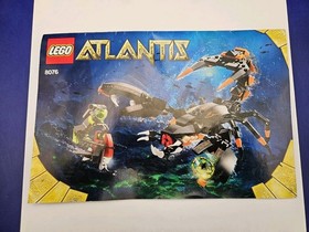 LEGO Atlantis: DEEP SEA STRIKER 8076 COMPLETE w Manual + Figs NO BOX