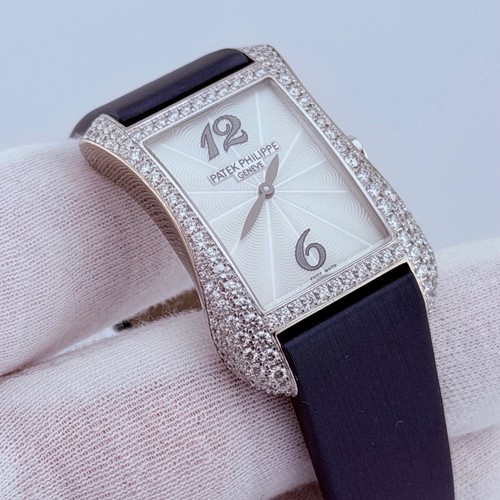 Patek Philippe Gondolo 4972G-001 MOP Diamonds 18k White Gold B...
