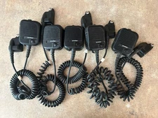 LOT OF 5 Harris MC-011617-701 Speaker Microphone for XG-75 2-Way Radio