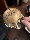Derrick Mayes And Tony Driver Signed Notre Dame Mini Helmets