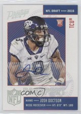 2016 Panini Prestige NFL Passport Ink 9/100 Josh Doctson #10 Auto 0c2