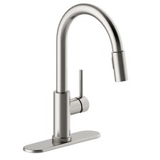 Design House 593822 Eastport II 1.8 GPM 1 Hole Pull Down Kitchen - Nickel