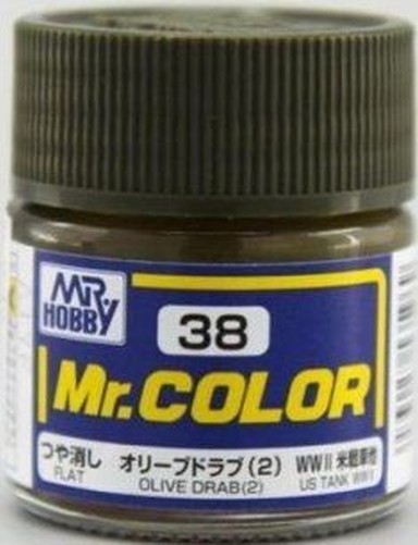 Mr Hobby - Gunze C-038 - Mr. Color (10 Ml), Olive Drab (2)