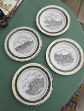 Limited Edition Plates Canterbury Collection Scenes of Leigh Kent Set of 4 VGC