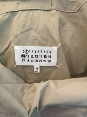 Maison Margiela Coated Cotton Hooded Jacket Kaban Military Smock