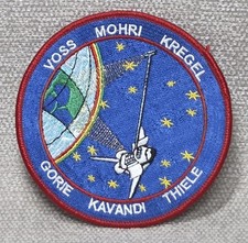 Patch NASA STS-99 4" X 4" navette spatiale Endeavour Mohri NASDA Kregel Voss Thiele