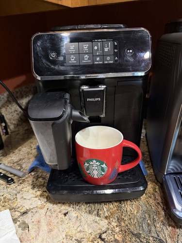 Philips EP2230 Bean-to-Cup Coffee Machine, Built-in Grinder, Milk Frother, Black